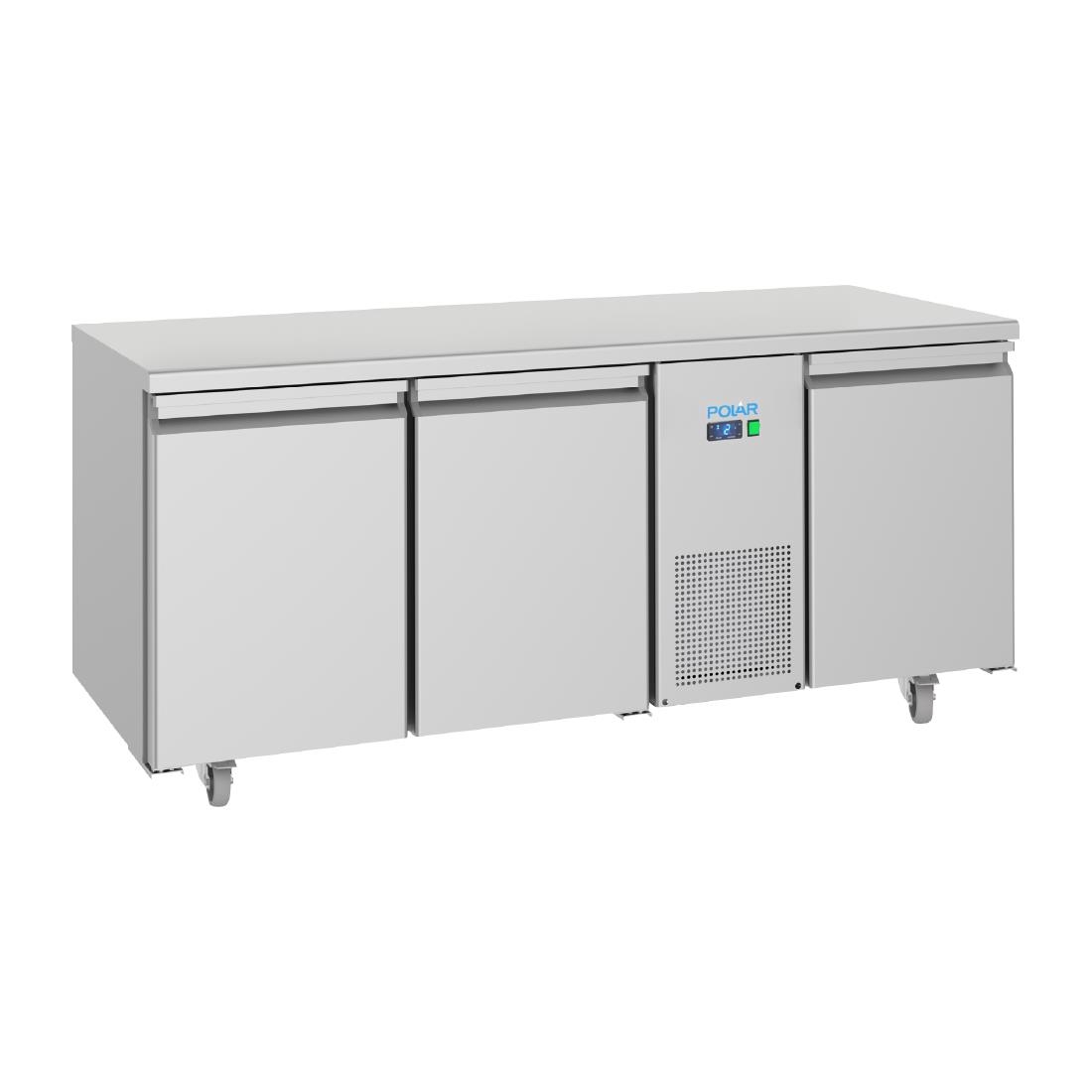 Table réfrigérée positive économe en énergie Polar Série U 3 portes 474L UA072