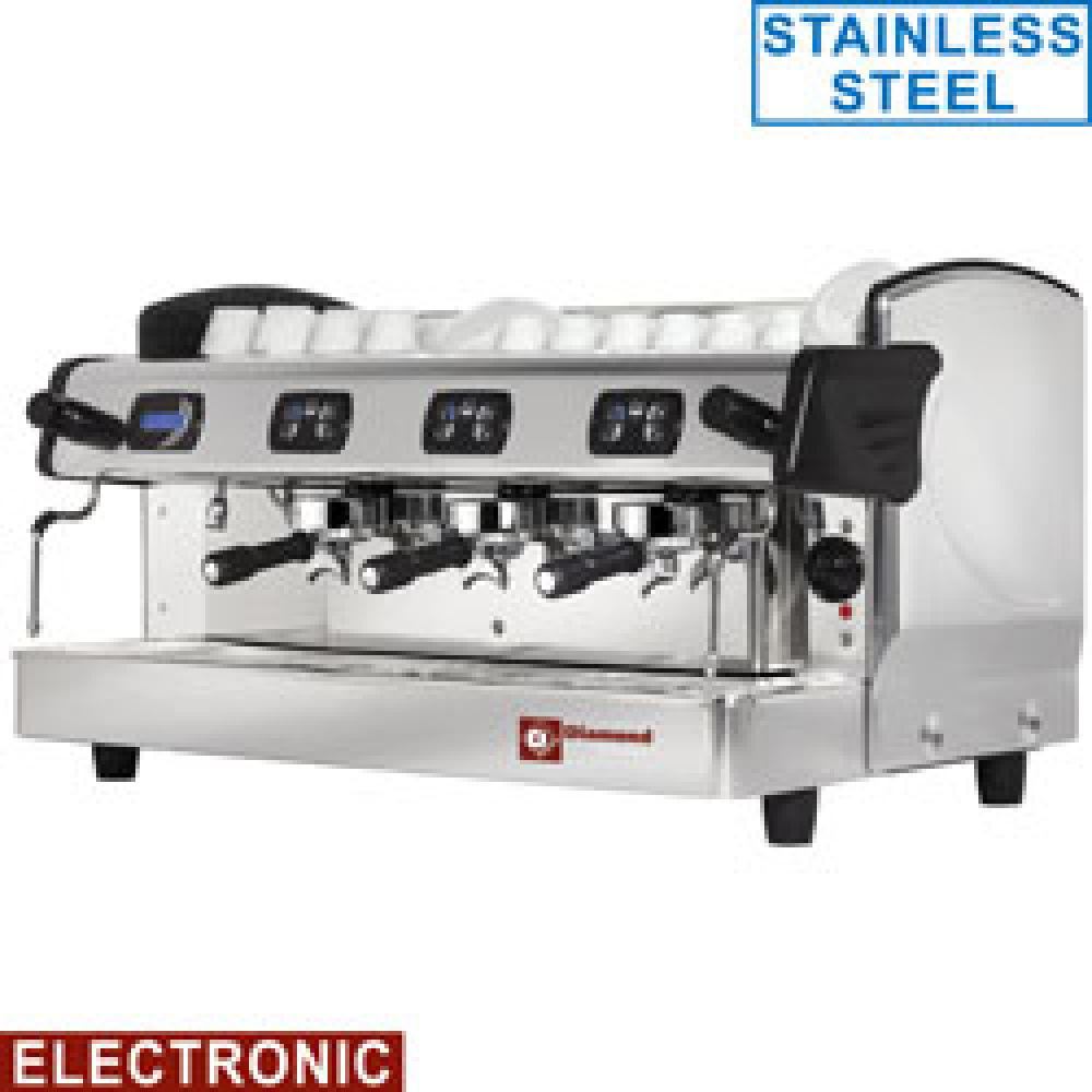 Machine à café expresso 3 groupes, automatique (avec affichage) DIAMOND AROMA/3ED-N