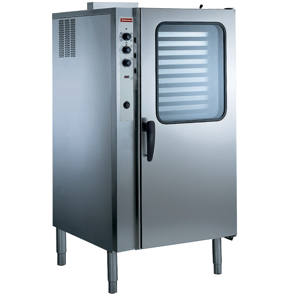 Four à convection à gaz, 20 x GN2/1 - 40 x GN1/1, humidificateur automatique DIAMOND CFG202