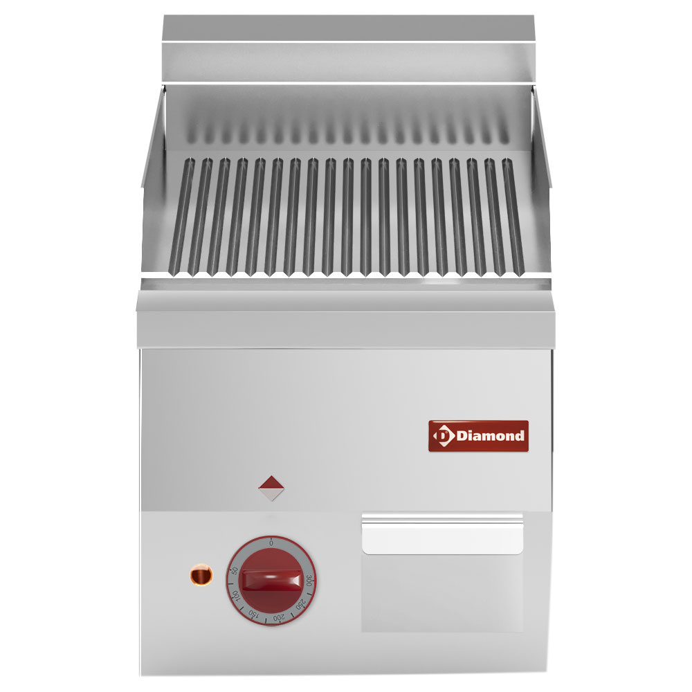 Plaque de cuisson électrique nervurée -Haut- DIAMOND E60/PR3T-N