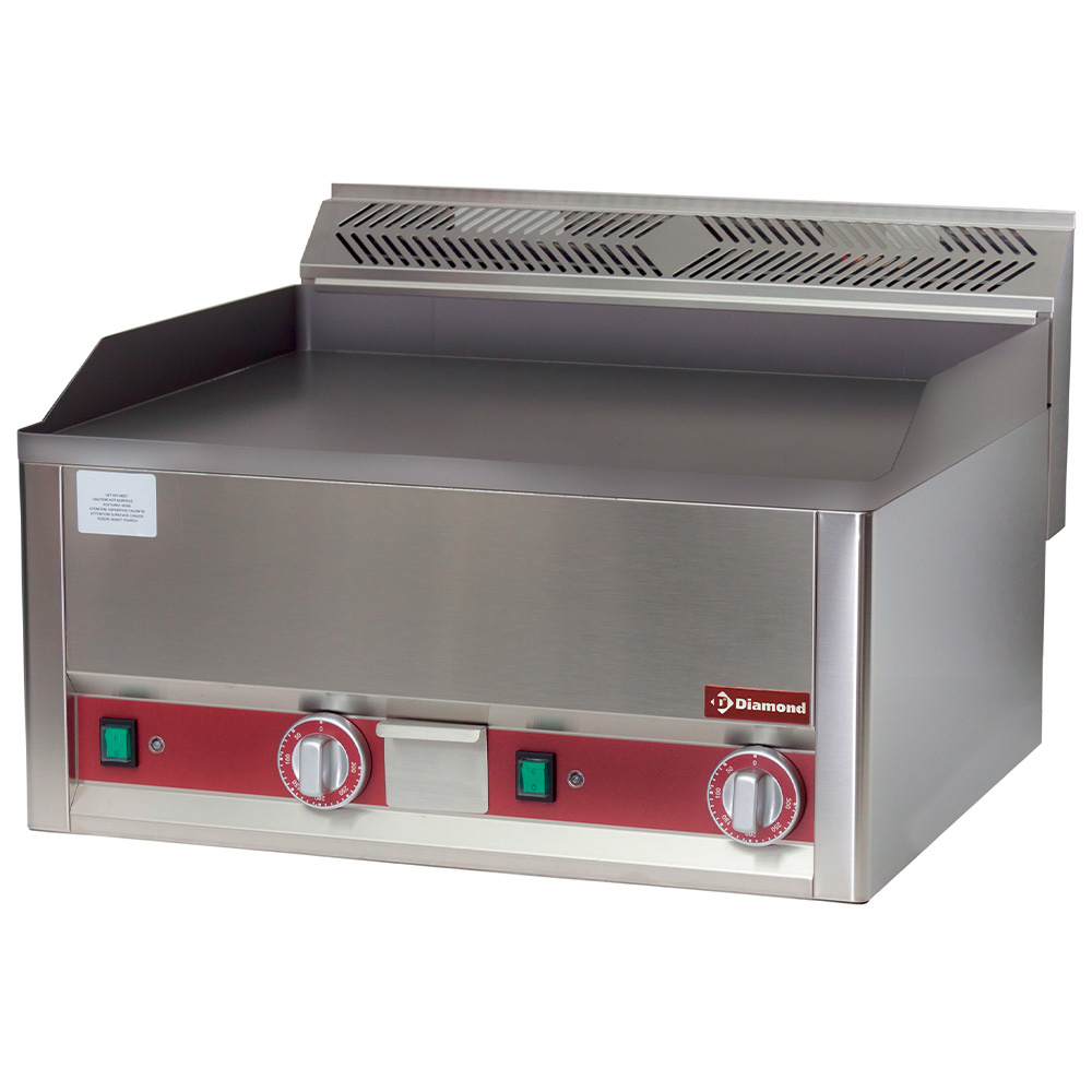 Plaque de cuisson électrique double -Dessus- DIAMOND ES6/PLDT-N