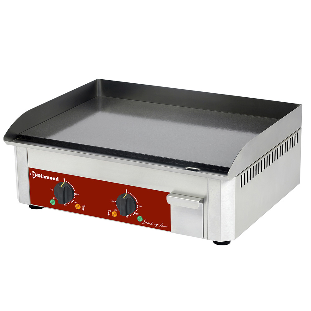 Plaque de cuisson électrique double, surface émaillée DIAMOND FTE-60/SS