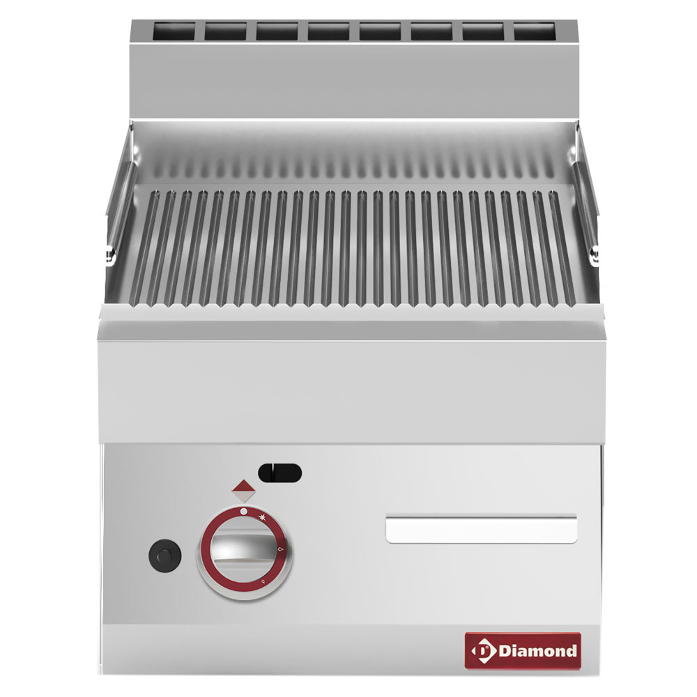 Plaque de cuisson à gaz nervurée -Haut- DIAMOND G65/PR4T-N