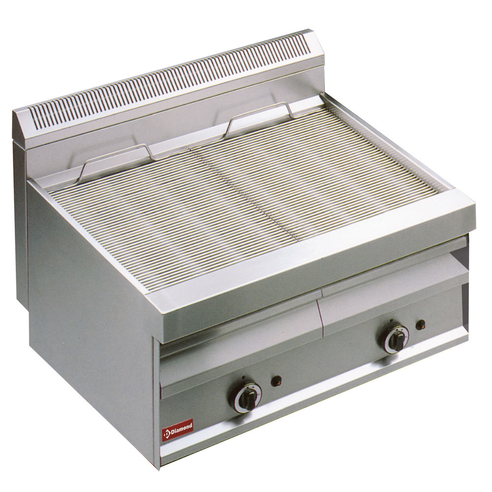 Grill à vapeur à gaz avec grille en forme de « O » -Haut- DIAMOND GV807