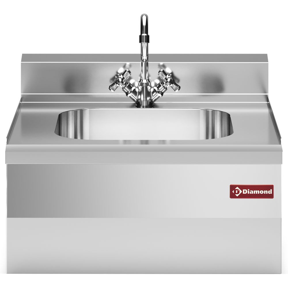 Évier 400x400xh200 avec mitigeur et siphon DIAMOND N60/LV6T-N