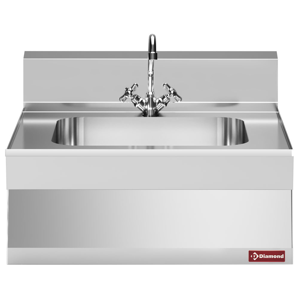 Évier avec robinet mélangeur -Haut- DIAMOND N65/LV7T-N