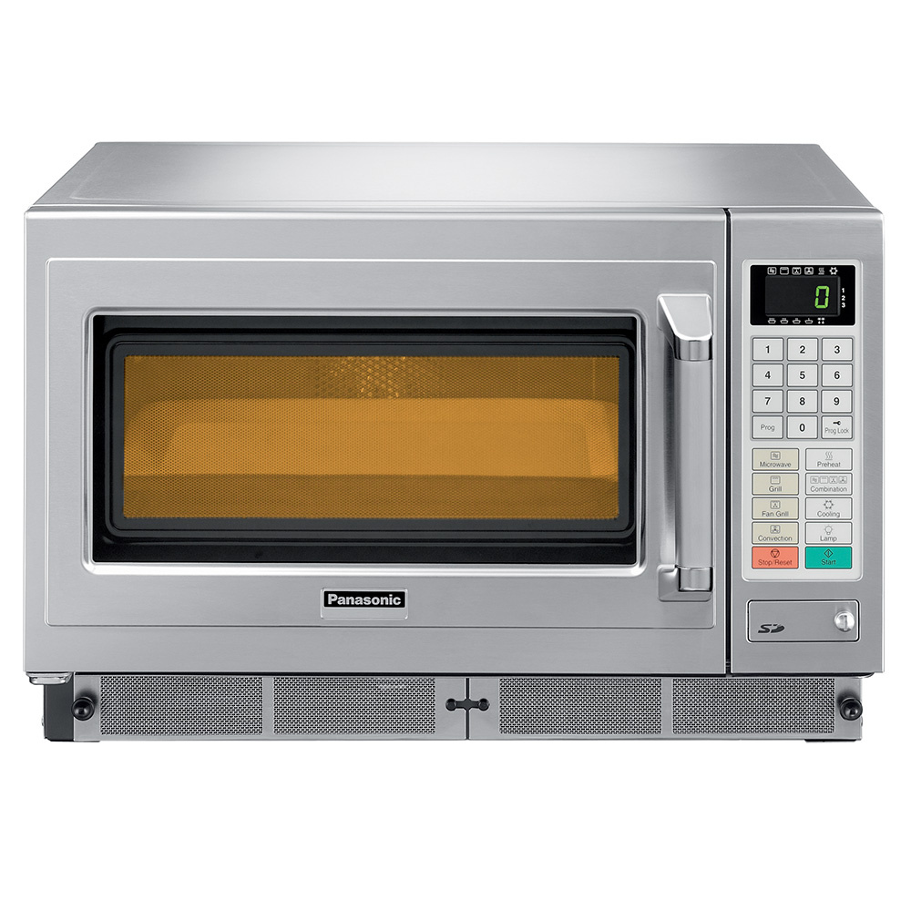 Four à micro-ondes professionnel 1350 W, modèle « combin » en acier inoxydable DIAMOND NEC1475