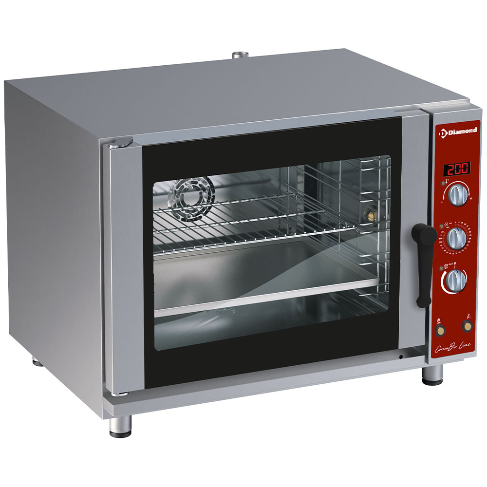 Four à convection électrique, 5 x EN (GN), humidificateur automatique DIAMOND PFE-52/S