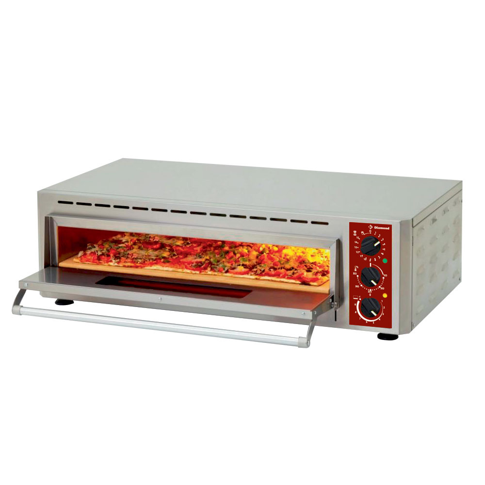 Four électrique à pizza, chambre (2+3 kW), 660 x 430 x h 100 mm DIAMOND PIZZA-QUICK/66-43