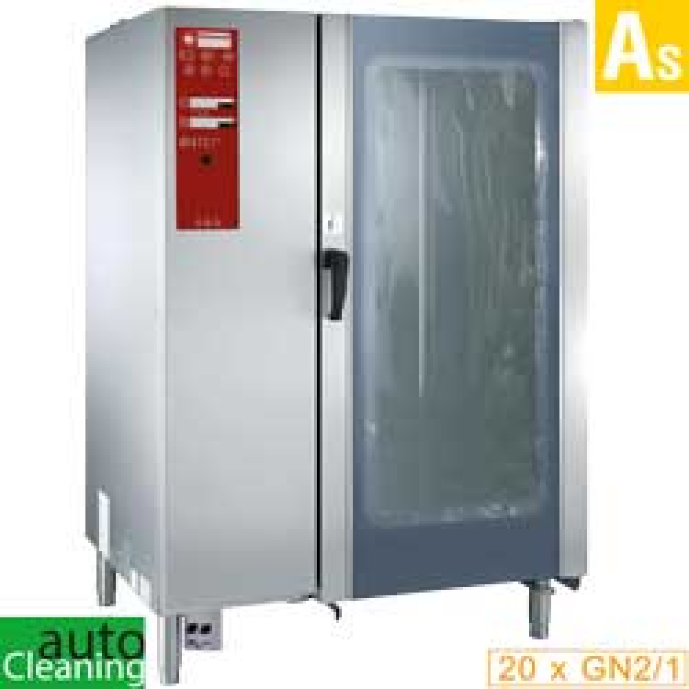 Four à gaz avec chaudière, vapeur et convection 20x GN2/1+ Nettoyage DIAMOND SBGS/22-CL