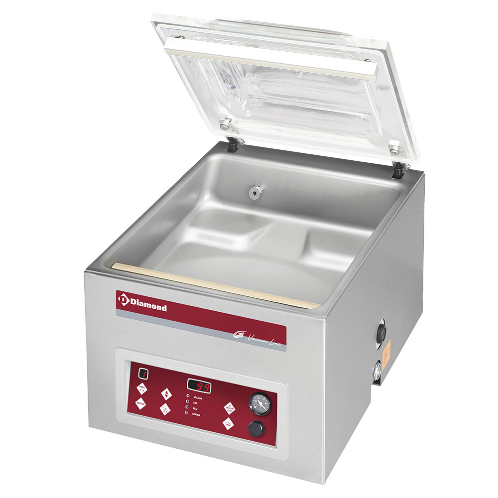 Machine à vide, chambre 420 x 460 x h 180 mm - 21 m³/h DIAMOND TA-90B/S