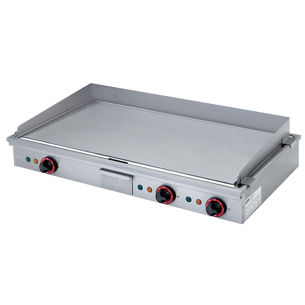 Plaque électrique « Teppanyaki », 3 zones (3 x 2,7 kW), pour table DIAMOND TYE-90/T