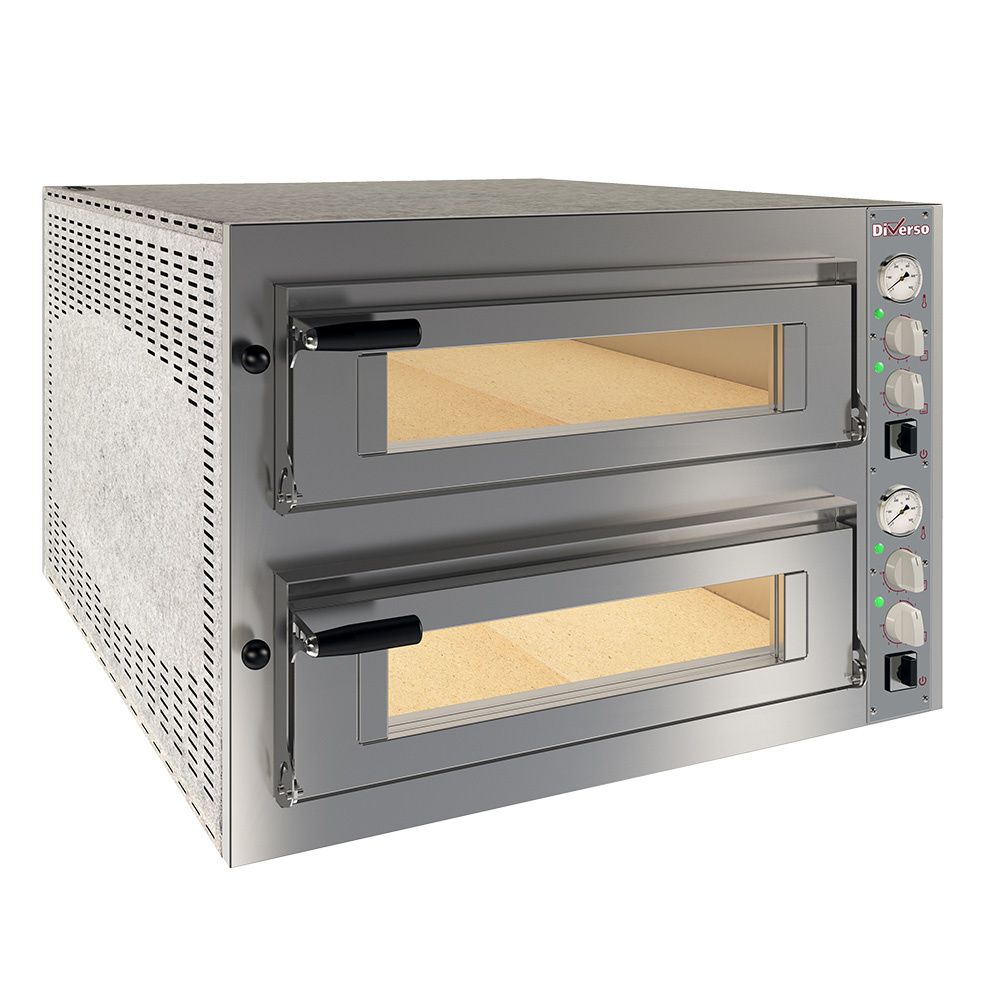 Four électrique 2 x 6 pizzas de diamètre 350 mm, 2 compartiments DIVERSO WR-FD26-MF