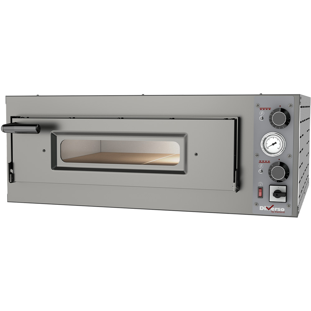 Four électrique pour 4 pizzas de 330 mm de diamètre, 1 compartiment DIVERSO WR-FS04-MT