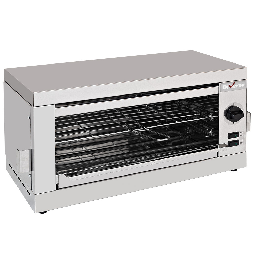 Grille-pain-salamandre niveau 1, avec minuteur DIVERSO WR-TSE1-S