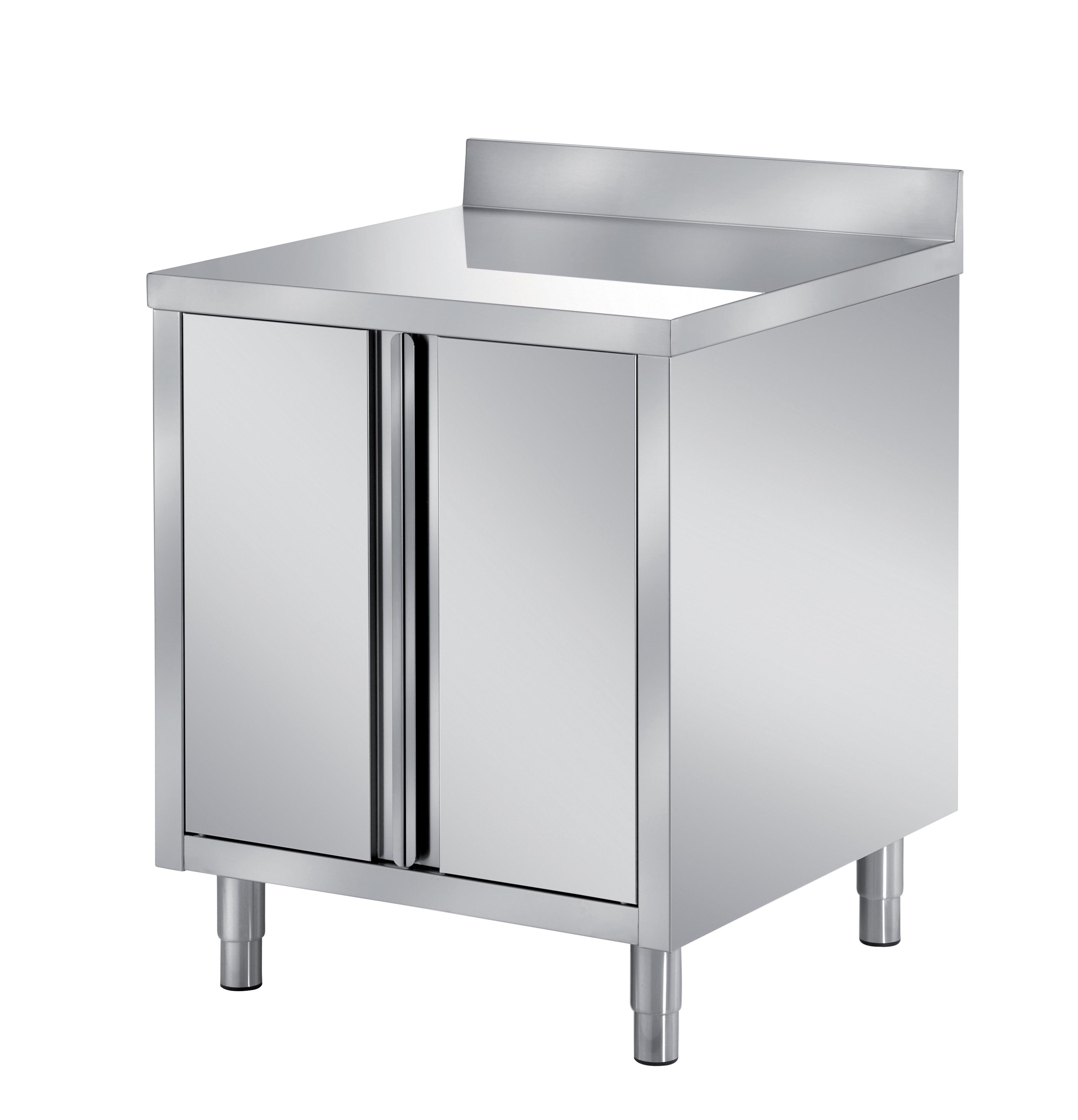MEUBLE BAS INOX, ADOSSE L2G F-BAT2/12A