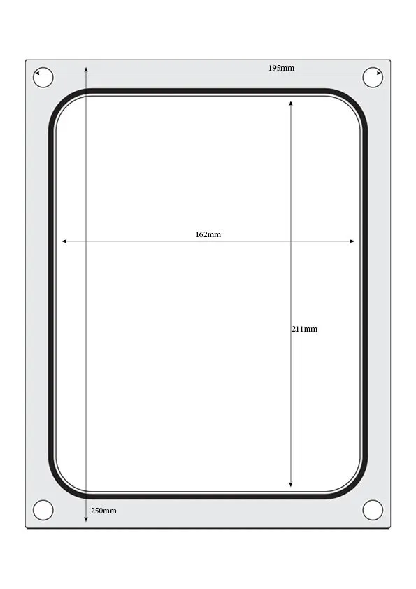 Matrice de scellage HENDI 805640