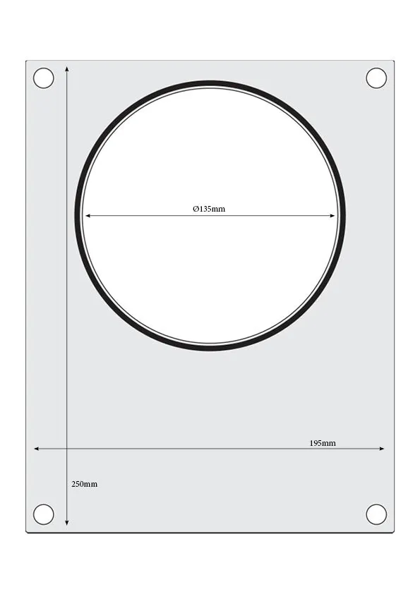 Matrice de scellage , HENDI, 2 récipients (1x 178x113 mm, 1x ø115 mm)