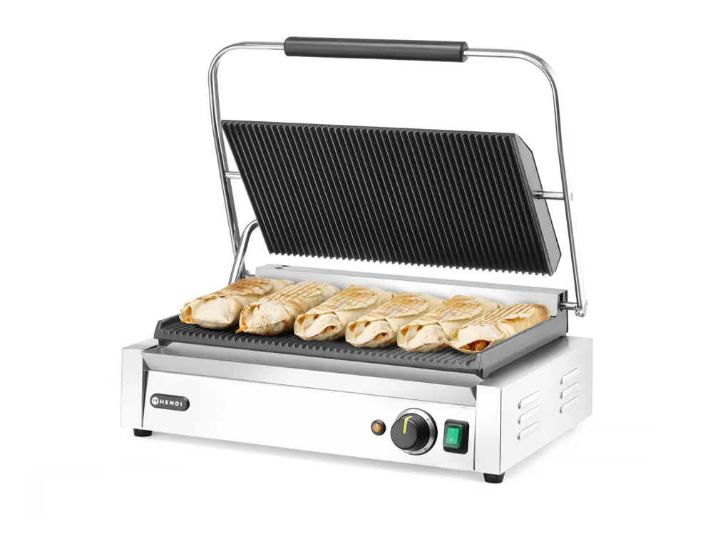 Grill de contact Panini XL, HENDI, 230V/2700W, 548x464x(H)231mm