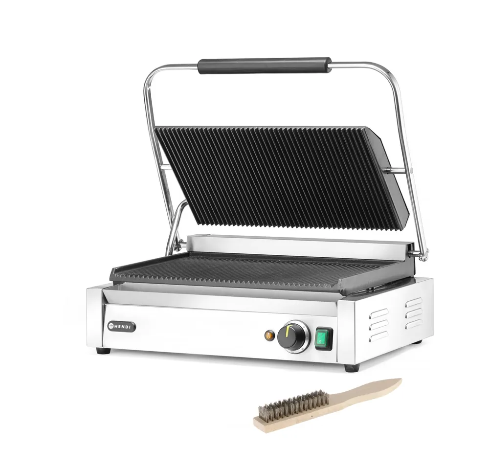 Grill de contact Panini XL, HENDI, 230V/2700W, 548x464x(H)231mm