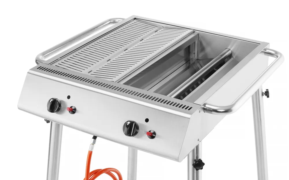 Xantos Gril à gaz, HENDI, 9,5kW, 770x710x(H)870mm