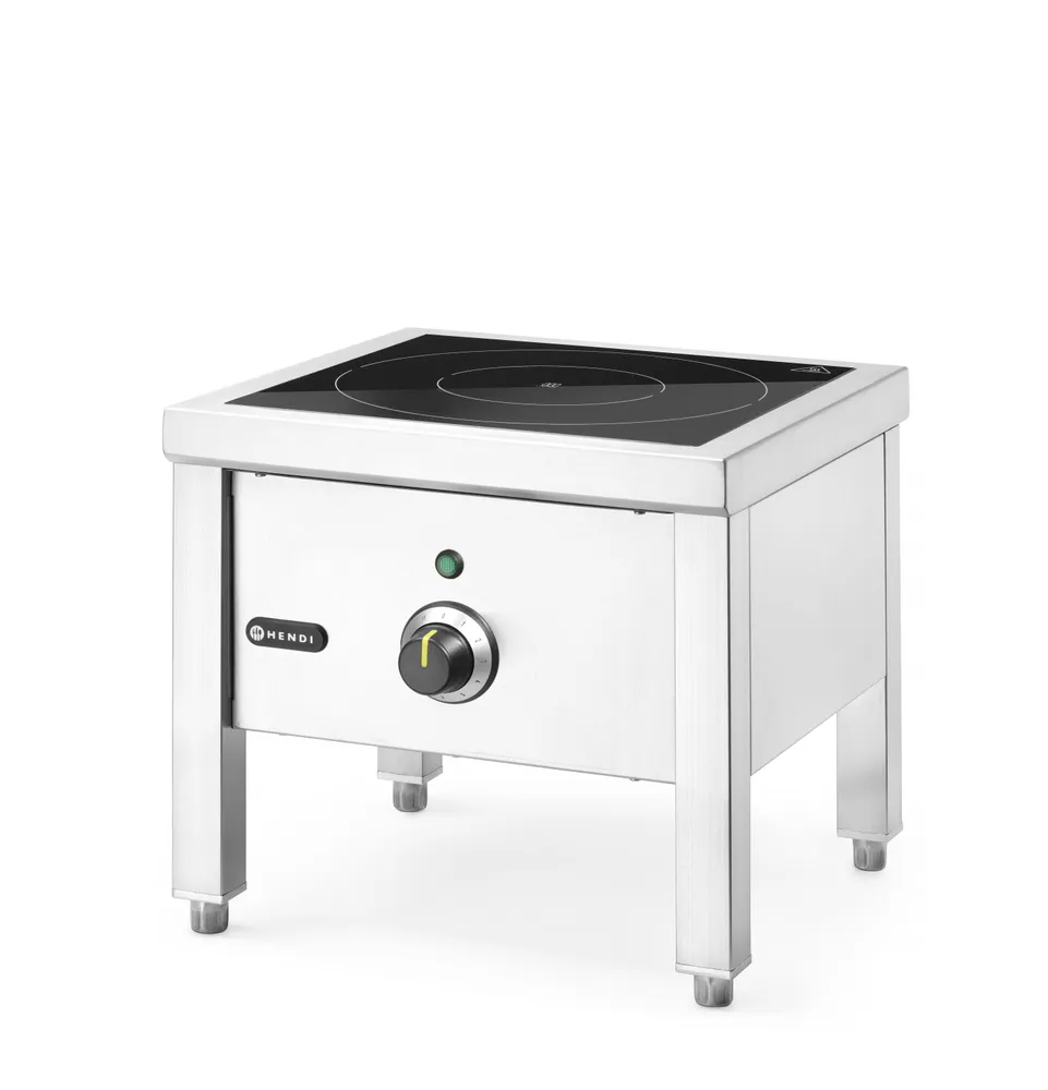 Réchaud à induction haute puissance, HENDI, 400V/5000W, 422x400x(H)366mm