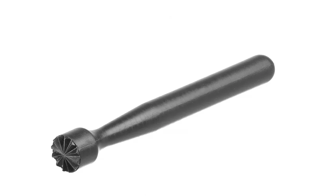 Pilon à cocktail, BarUp, Tête rainurée, Noir, ⌀34x207mm