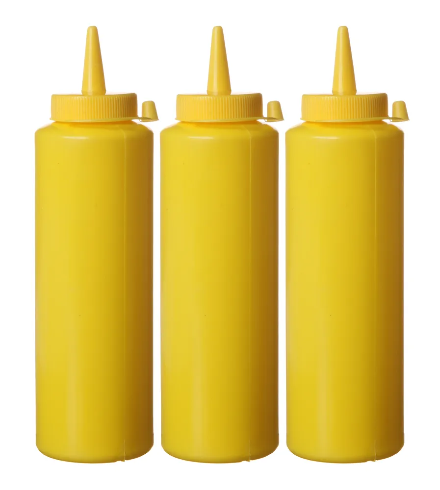Sets de flacon distributeur - 3 pièces, HENDI, 0,35L, Transparent, 3 u., ⌀55x(H)205mm