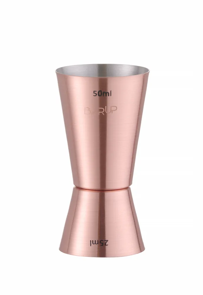 Doseur 25/50 ml, BarUp, Cuivre, ⌀42x(H)86mm