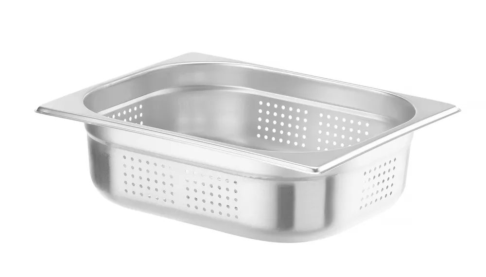 Bac gastronorme GN 1/2 perforé, HENDI, Kitchen Line, GN 1/2, 6,5L, (H)100mm