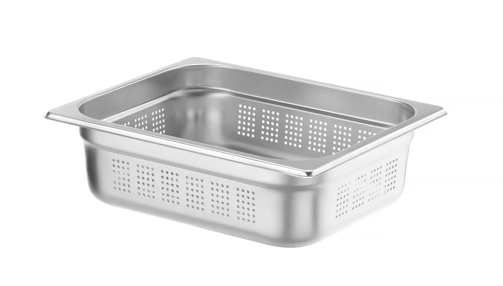 Bac gastronorme GN 1/2 perforé, HENDI, Profi Line, GN 1/2, 2L, (H)40mm