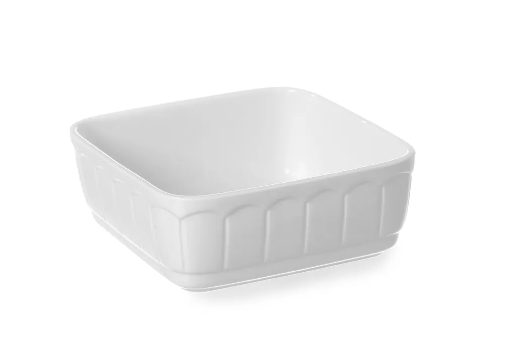 Rustica plat à four carré, HENDI, 1,1L, 165x165x(H)65mm