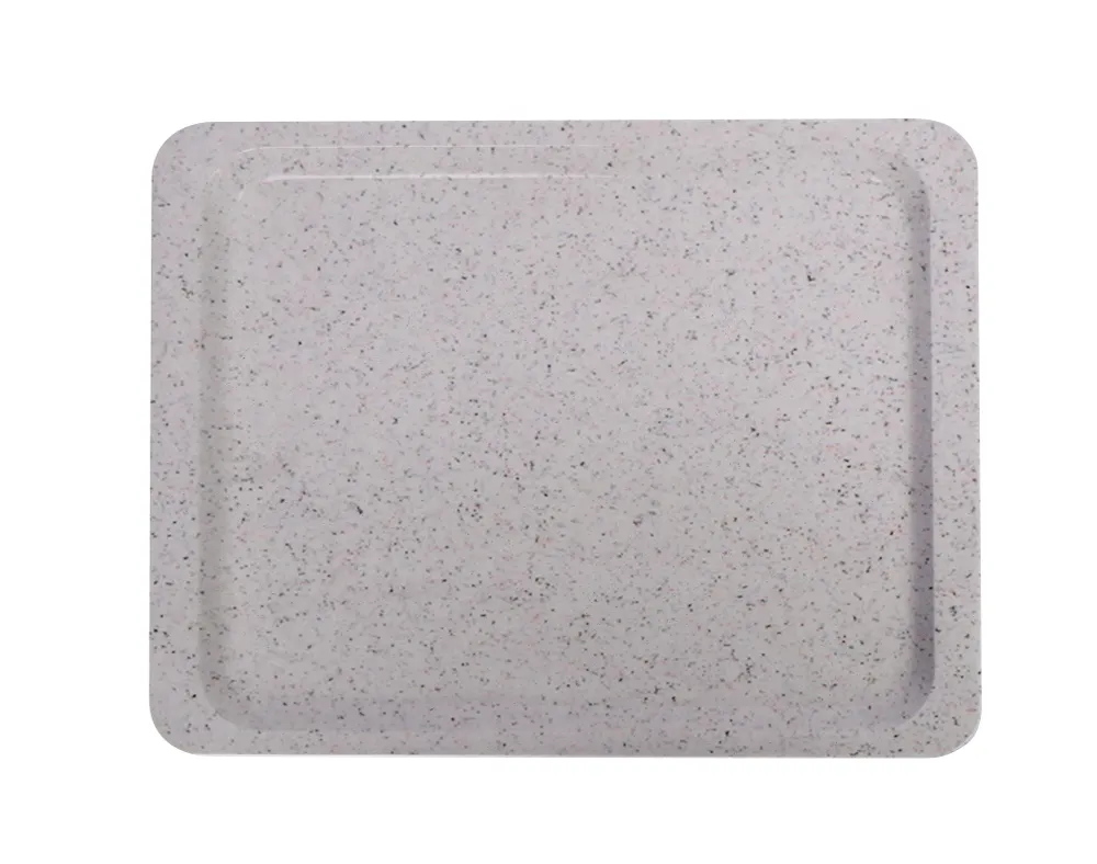 Plateau en polyester pour les restaurants en libre-service, AmerBox, GN 1/2, Graphite, 325x265mm