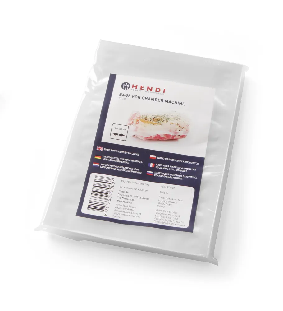 Sacs sous vide pour machine à emballer - 100 pièces HENDI 970393