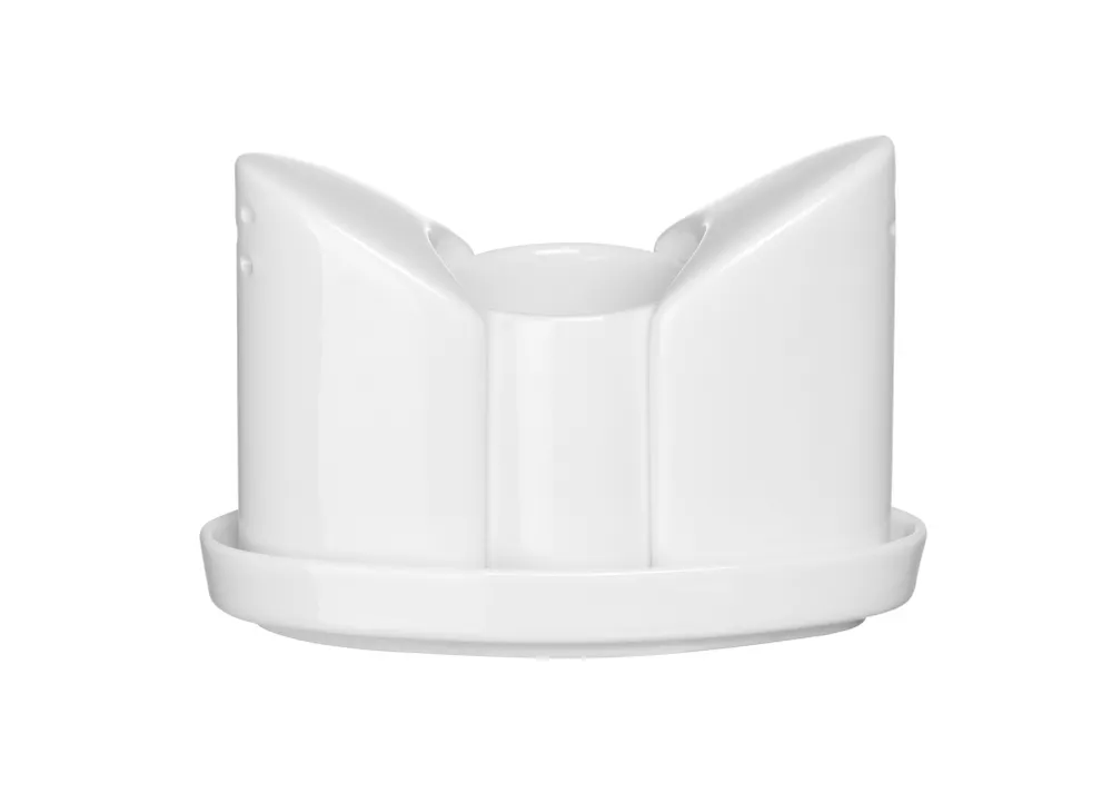 Ensemble salière et poivrière avec support pour cure-dents HENDI 786420