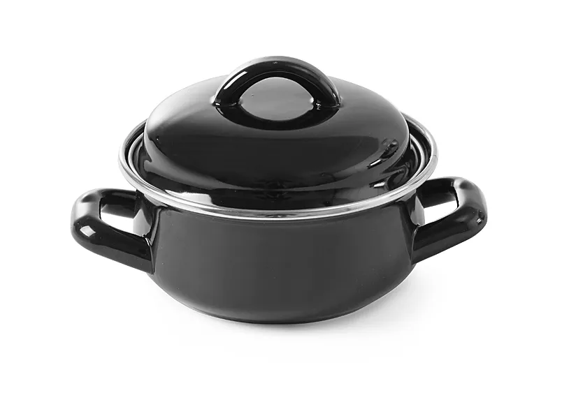 Marmite à soupe ou à sauce - avec couvercle, HENDI, bleu, 0,5L, Bleu, ⌀115x(H)95mm