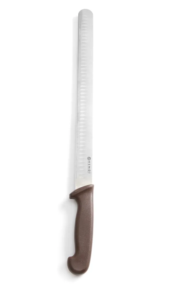 Couteau à jambon et saumon, HENDI, Brun, (L)490mm