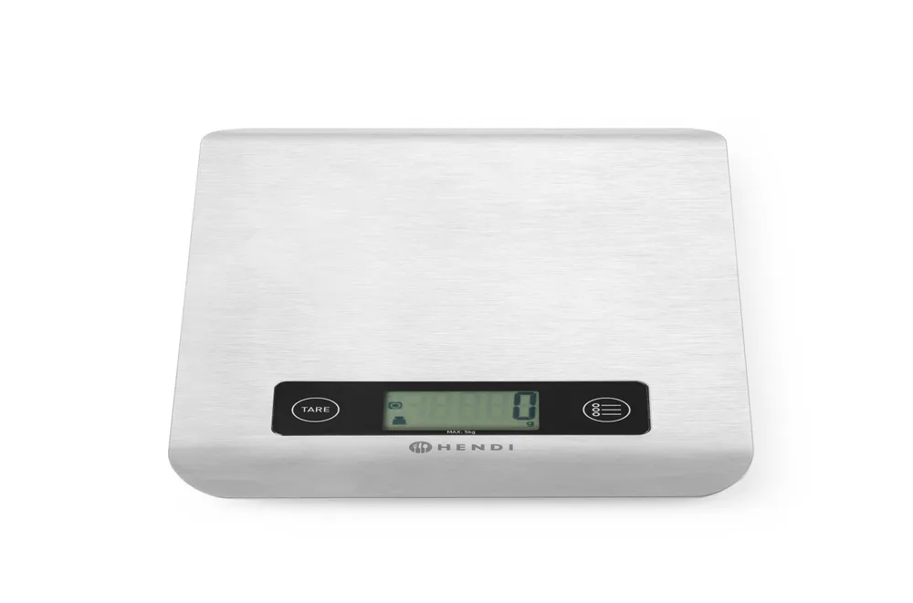 Balance de cuisine 5 kg, HENDI, 169x218x(H)13mm