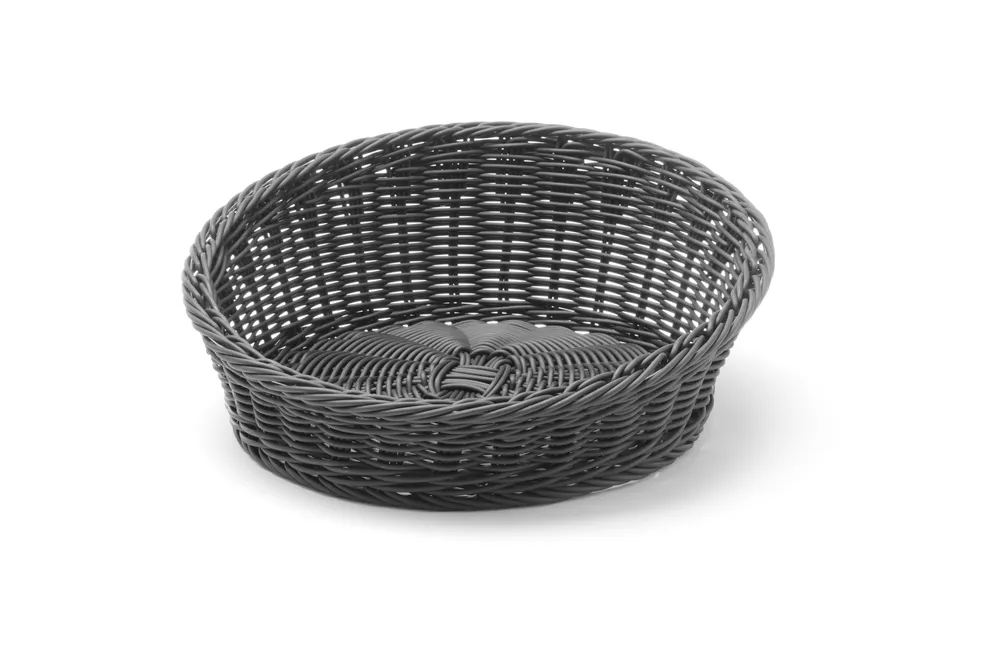 Corbeille à pain rond, HENDI, Gris clair, ⌀310x(H)120mm