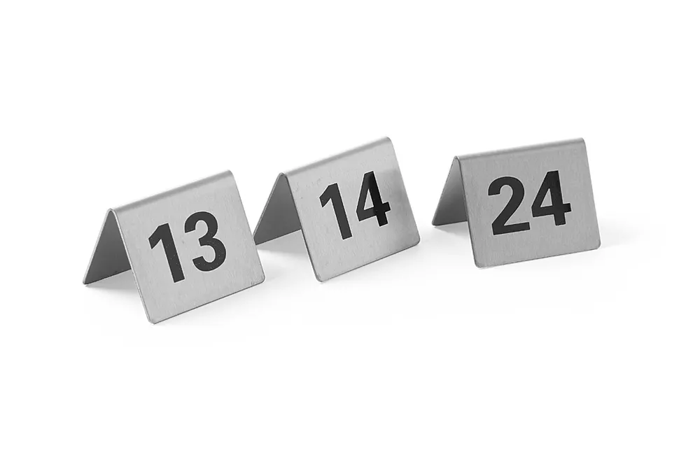 Chevalets de table numérotés HENDI 663844