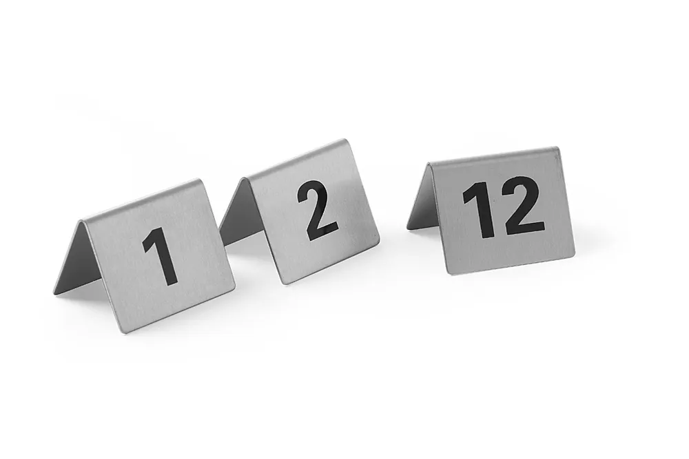 Chevalets de table numérotés HENDI 663899