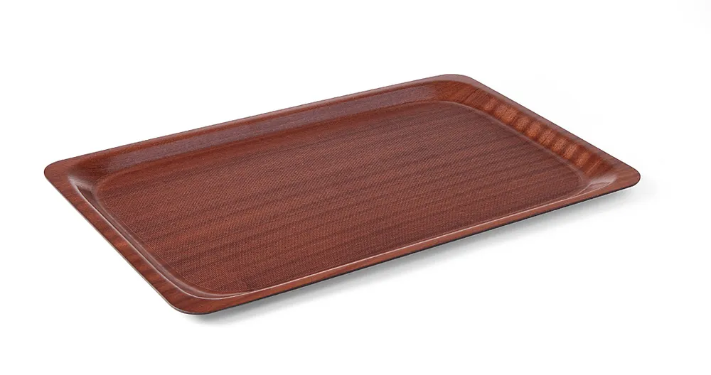 Plateau de service, rectangulaire, antidérapant, stratifié AmerBox 507216
