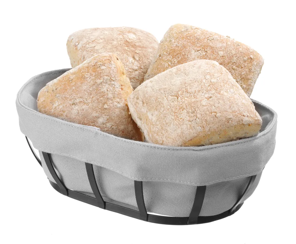 Corbeille à pain avec sachet, HENDI, carré, 190x190x(H)100mm