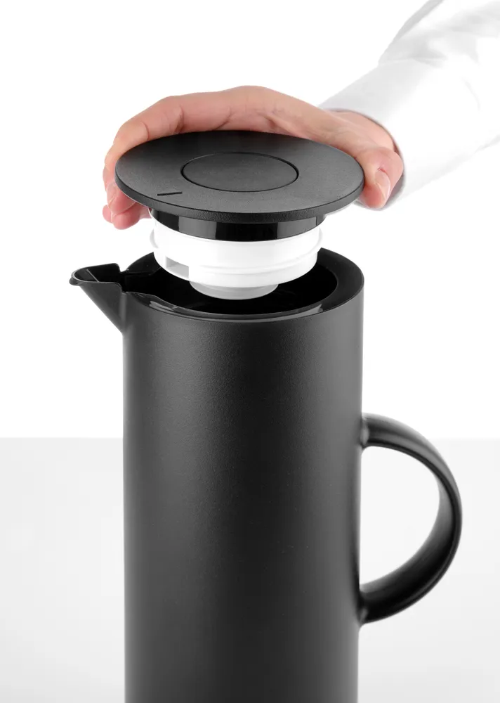 Verseuse isotherme, HENDI, 1L, Noir, ⌀110x(H)289mm