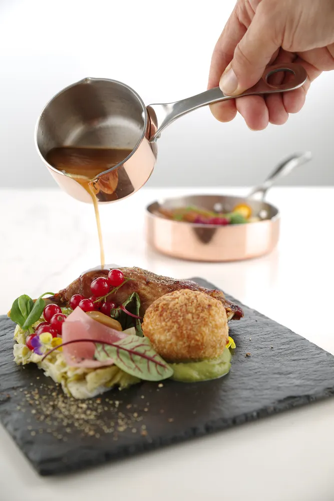 Casseroles miniatures avec bec verseur HENDI 607022