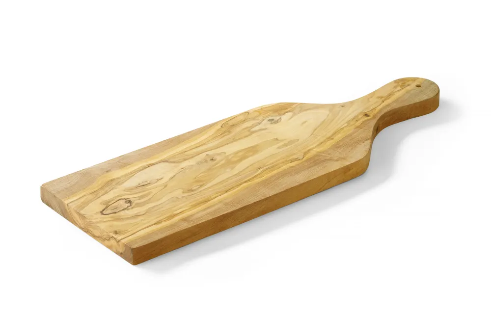 Plateau à fromage en bois d'olivier, HENDI, 350x120x(H)18mm