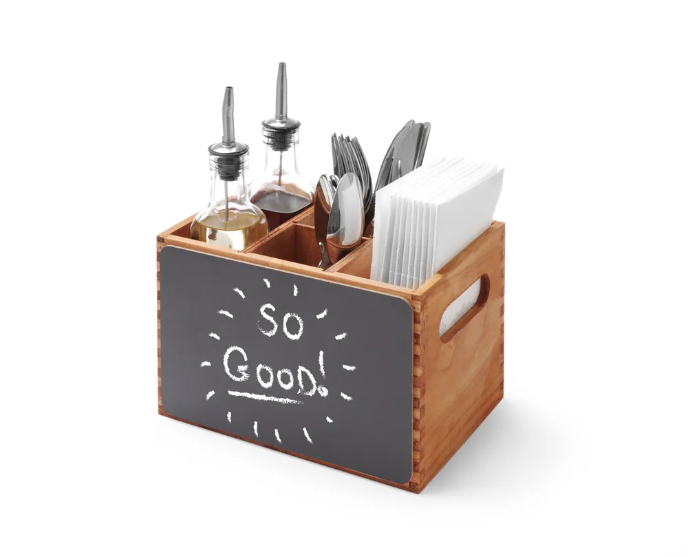 Boîte à menu et couverts, HENDI, 210x150x(H)150mm