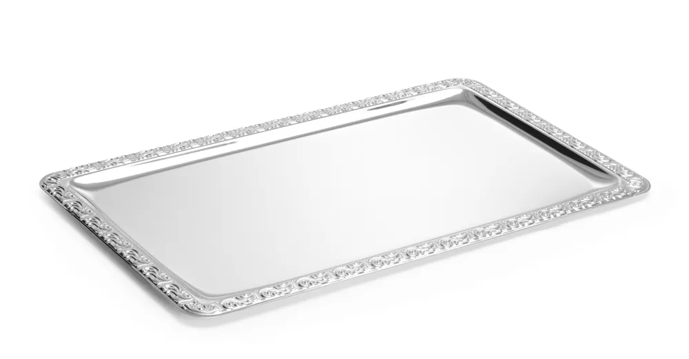 Plateau de banquet GN 1/1, avec bord décoratif, HENDI, GN 1/1, 530x325mm