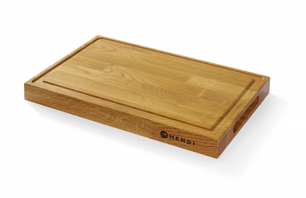 Planche de présentation en chêne, HENDI, 420x280x(H)40mm