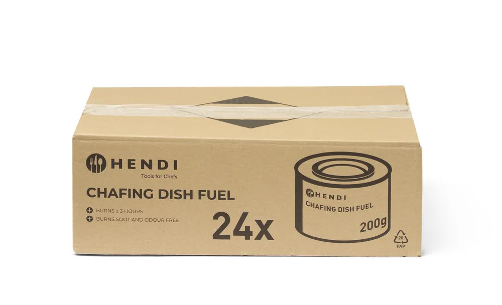 Pâte combustible pour chafing dish en boîte HENDI 194300